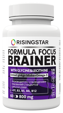 Risingstar Focus Brainer, 60 капс