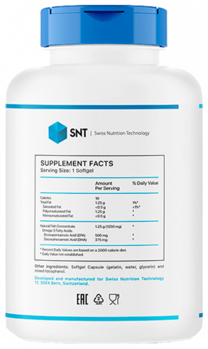 SNT Ultra Omega-3, 90 капсул SNT Ultra Omega-3, 90 капсул