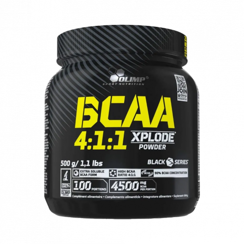 Olimp Sport Nutrition BCCA Xplode Powder 4:1:1, ВСАА Иксплоуд Поудер 4:1:1, 500 грамм