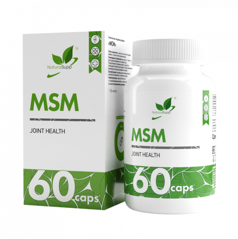 Natural Supp MSM, 60 капсул