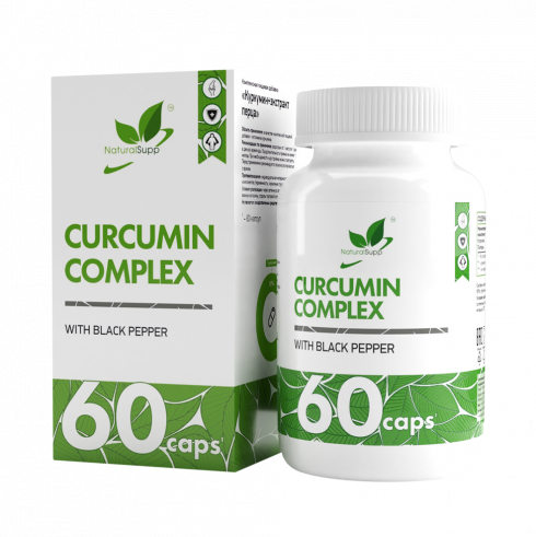 Natural Supp Curcumin complex, 60 капсул Natural Supp Curcumin complex, 60 капсул