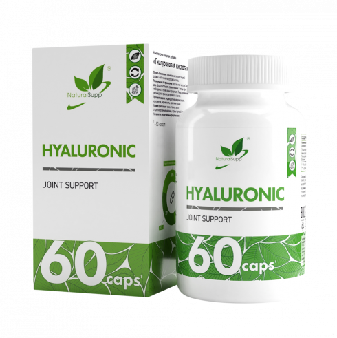 Natural Supp Hyaluronic acid, 60 капсул Natural Supp Hyaluronic acid, 60 капсул