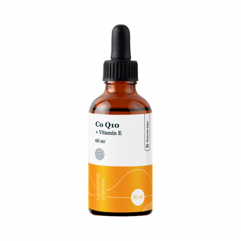 Liposomal Vitamins Liposomal Vitamin Co Q10 + Vitamin E, 50 мл
