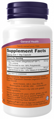 NOW Блад Прэше Хелс, 90 капсул