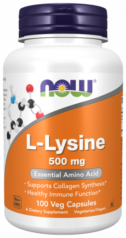 NOW L-Lysine 500 mg, 250 капсул NOW L-Lysine 500 mg, 250 капсул