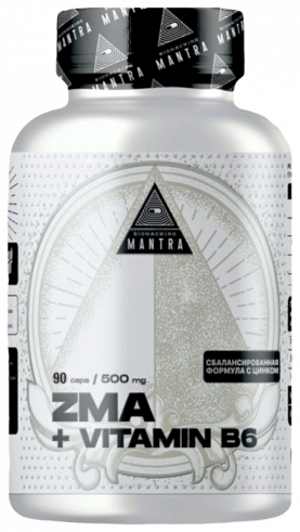 Biohacking Mantra ZMA+B6, 90 капсул Biohacking Mantra ZMA+B6, 90 капсул