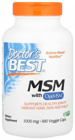 Doctor's Best MSM 1000 mg, 180 капсул Doctor's Best MSM 1000 mg, 180 капсул