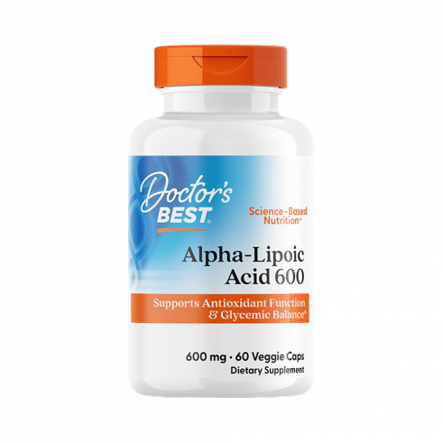 Doctor's Best Alpha-Lipoic Acid, Альфа-Липоевая кислота, 60 капсул