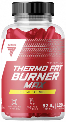 Trec Nutrition Thermo Fat Burner Max, Комплексная Термогеническая Формула, 120 капсул