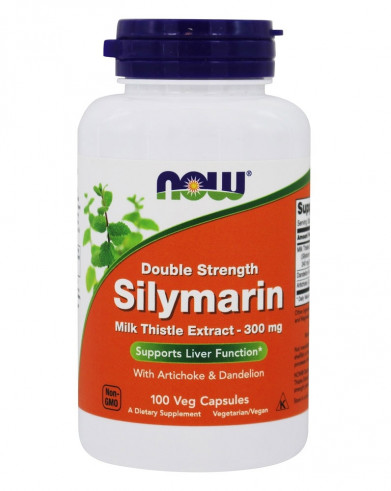 NOW Silymarin 2X 300 мг, 100 капс