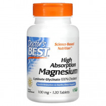Doctor's Best High Absorption Magnesium, 120 таб