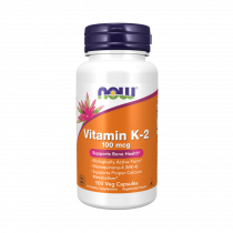 NOW Vitamin K-2 100 mcg, Витамин К-2 100 мкг, 100 капсул