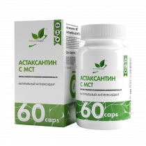 Natural Supp Astaxanthin with MCT, 60 капсул