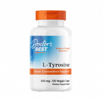 Doctor's Best Best L-Tyrosine, L-Тирозин, 120 капсул
