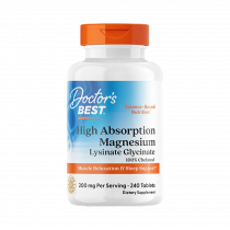 Doctor's Best High Absorption Magnesium, Магния Хелат, 240 таблеток