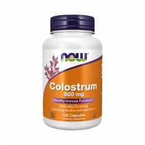 NOW Super Colostrum 500 mg, Супер Колострум 500 мг, 120 капсул