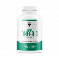 Trec Nutrition Super Omega-3, Натуральные жирные кислоты омега-3, 120 капсул